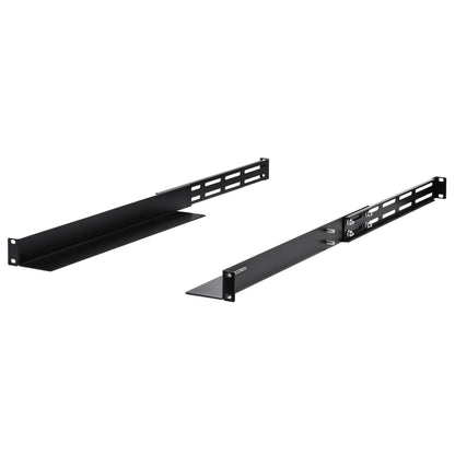 RackPath 1U 4-Post Server Rack Rail, 20.2-32 Inch Adjustable Depth - 110lbs Capacity