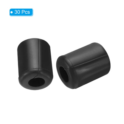 PATIKIL Kitchen Sink Rack Feet, 30 Pack 5mm ID x 10mm OD Plastic Sink Replacement Feet Wire Bumpers Protector for Protective Sink Grid, Black