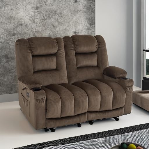 MCombo 55.9" Zero Gravity Power Loveseat Recliner