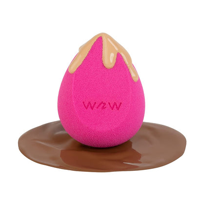 wet n wild Double Tap Makeup Sponge Set, Foundation Blending Beauty Sponge Flawless for Liquid, Cream, and Powder Dry and Wet Blender Make Up Use Vegan, Cruelty Free