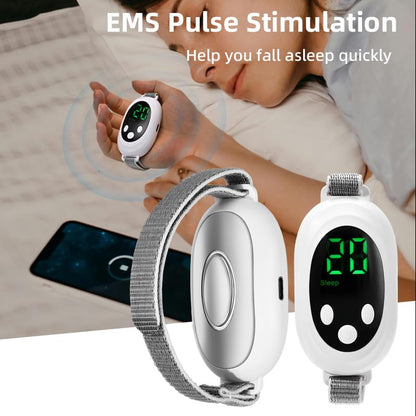 Sleep Aid Device Handheld Low Frequency Pulse of microcurrent Sleep Machine Insomnia Relief Anxiety Help Sleep