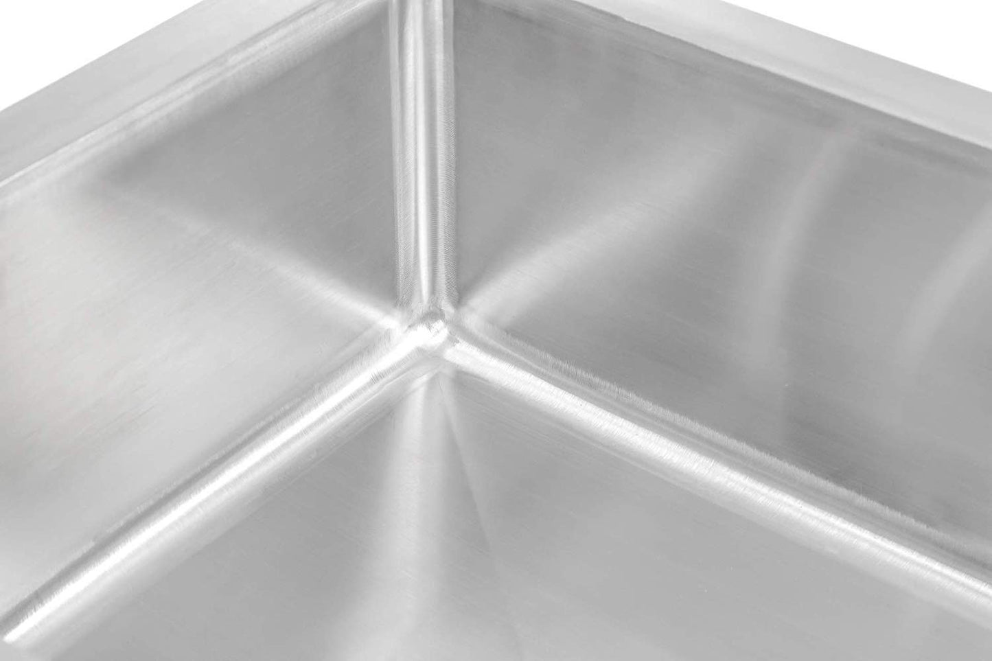 DuraSteel 24x24x13 Commercial Floor Mop Sink - NSF Certified 304 Stainless Steel Utility Room Service Basin with Leak Proof Flat Drain - Large Tub for Dog Washing, Filling Water Bucket, Cleanup