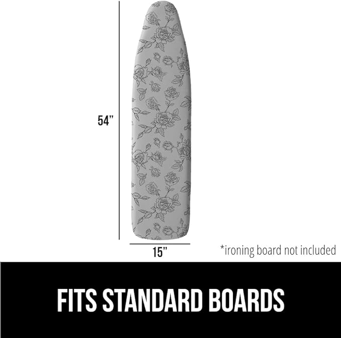 GORILLA GRIP The Original Ironing Board Cover and Pad, Silicone Coating