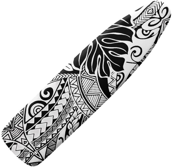 Boho Zigzag Ironing Board Cover Hawaii Tropic Monstera Standard Size 15" X 54"