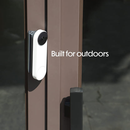 Wasserstein Horizontal Adjustable Mount ONLY Compatible with the Google Nest Doorbell (Wired, 2nd Gen) -(Not for Battery Version)
