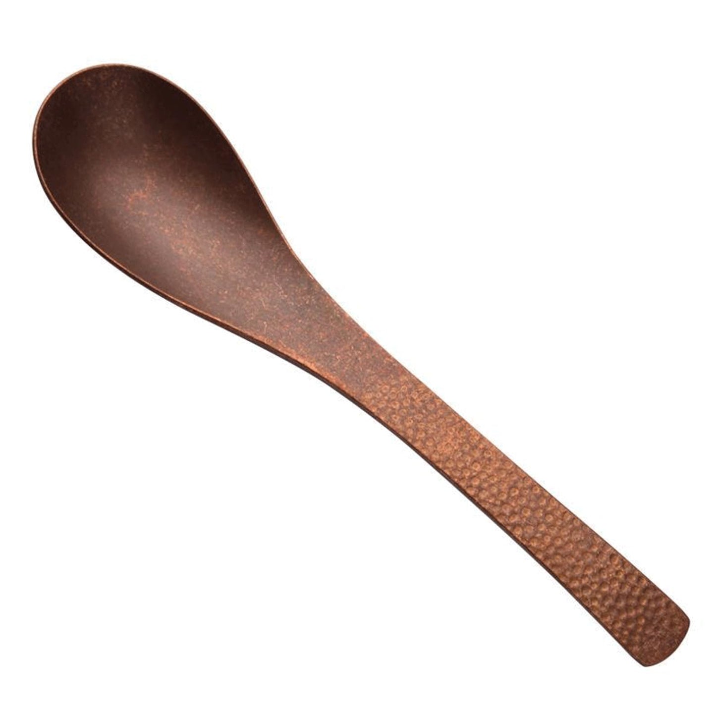 Purecopper-Retro Copper Tableware, Japanese Handmade Hammered Texture Copper Spoon, Suitable for Home and Restaurant - Dessert spoon、Coffee spoon、Teaspoon（1PC)