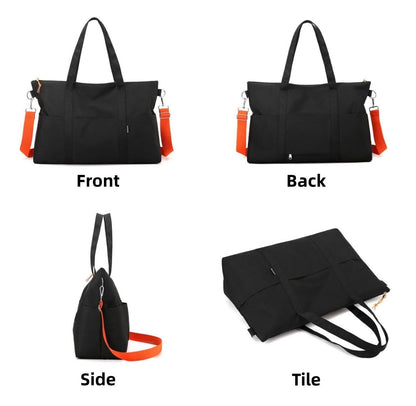 GuaShuo Women Tote Handbag Versatile for Work Study Travel Shopping with Multiple Compartments Laptop Bag and Everyday Use (fense)