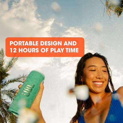 JBL Flip 6 Portable Bluetooth Speaker with 2-Way Speaker System and Powerful JBL Original Pro Sound, Up to 12 Hours of Playtime, Black