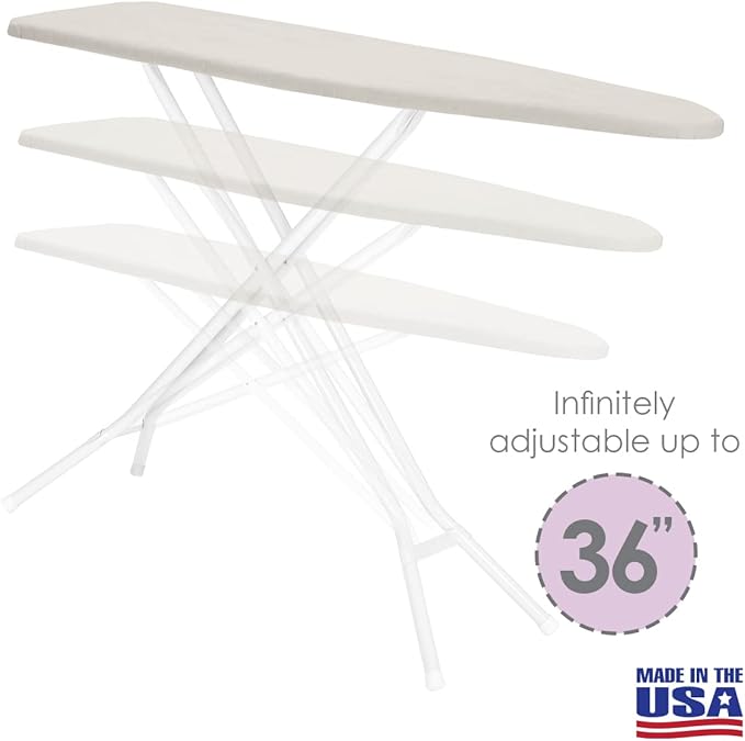 Full Size Ironing Board Made in USA – Beige by Seymour Home Products 4