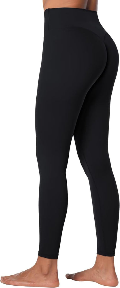 Sunzel Sunlissia Hidden Butt Lifting Scrunch Workout Leggings for Women, Crossover High Waist Yoga Pants with Tummy Control