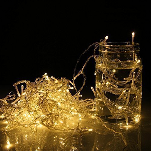 2MX2M Curtain Lights Mains Powered, Window Curtain Light Backdrop Indoor Fairy Lights Plug in for Room, Linkable,204 LED,Remote,Waterproof for Wall Gazebo Xmas(Warm White)