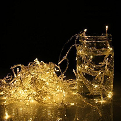 2MX2M Curtain Lights Mains Powered, Window Curtain Light Backdrop Indoor Fairy Lights Plug in for Room, Linkable,204 LED,Remote,Waterproof for Wall Gazebo Xmas(Warm White)
