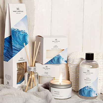 Wax Lyrical 40ml Reed Diffuser, Sea Breeze