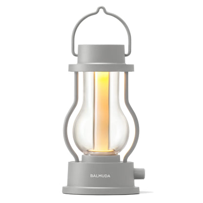 BALMUDA Combo Pack The Speaker The Lantern Gray | Rechargeable Portable Bluetooth Speaker & Rechargeable LED Lantern