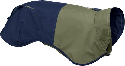 RUFFWEAR Sun Shower Rain Jacket, Lightweight Waterproof Raincoat for Dogs, Medium, Midnight Blue