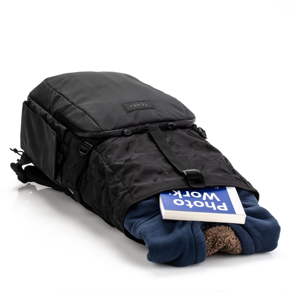 Tenba Fulton v2 14L All Weather Backpack for Mirrorless and DSLR cameras and lenses – Black/Black Camo (637-735)