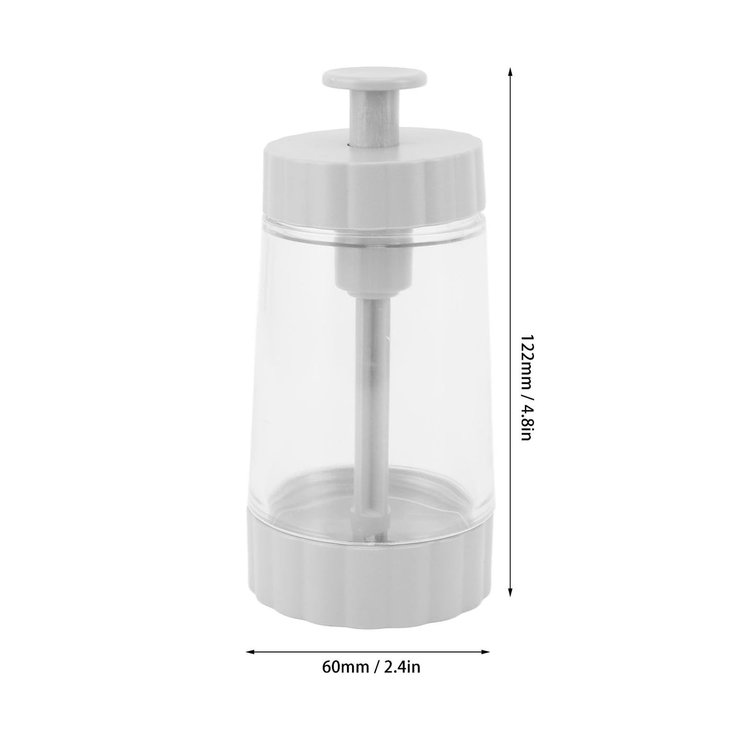 aqxreight Quantitative Salt Shaker 05g Precise Portion Control Metering Dispenser for Salt Seasonings Kitchen Cooking Camping BBQ Household Use