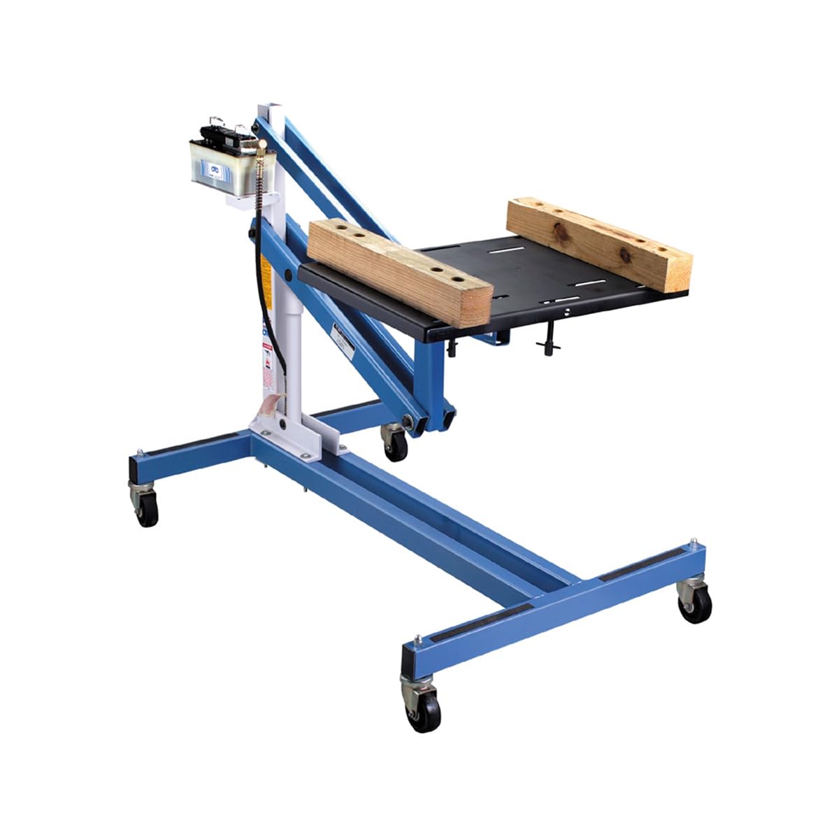 OTC 1585A 1,250 lb. Power Train Lift with Tilting Plate - Ideal for Engine/Transaxle Service