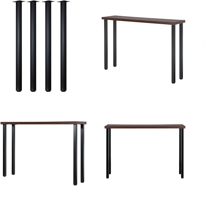 LCSDLHLSY Table Legs 40 inch, Adjustable Metal Legs, Home DIY Furniture Legs