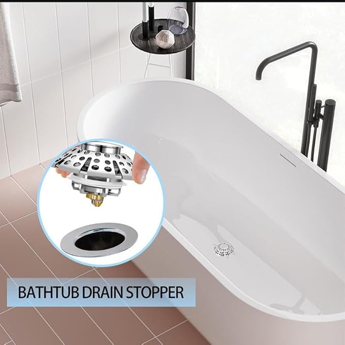 3-in-1 Bathtub Drain Stopper