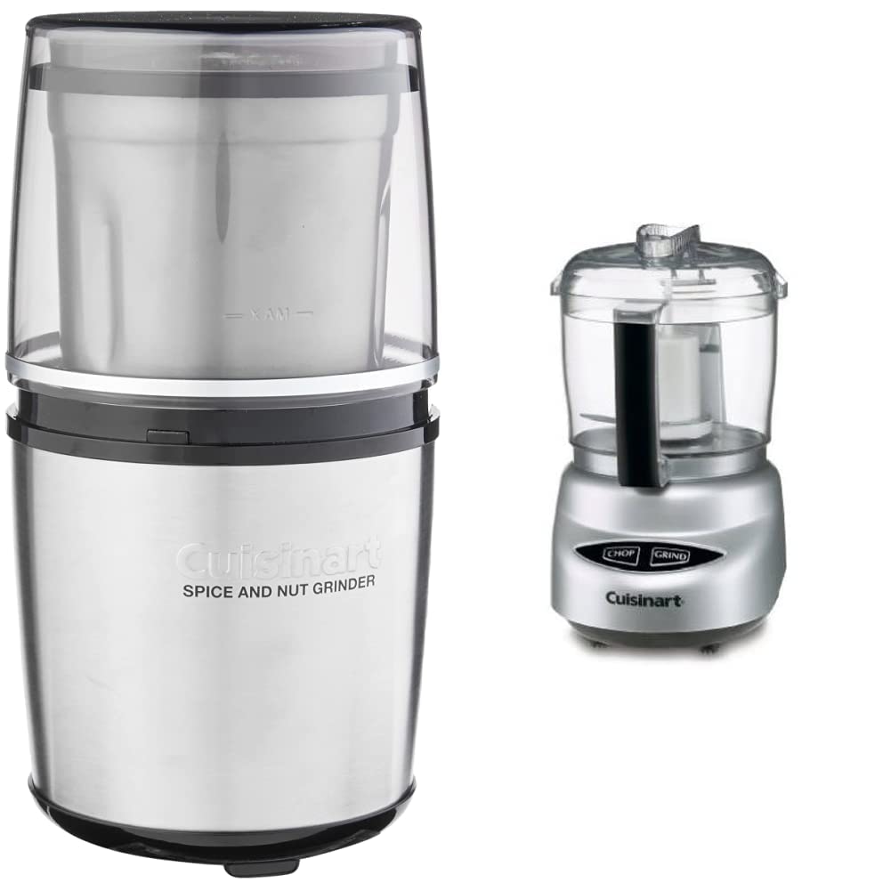 Cuisinart SG-10 Electric Spice-and-Nut Grinder, Stainless/Black, Mini