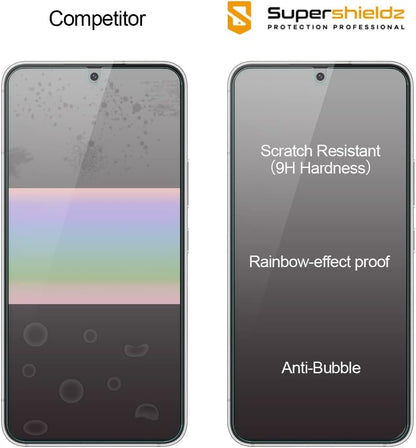 Supershieldz (3 Pack) Designed for Samsung (Galaxy S23 FE) [FE Model Only] Tempered Glass Screen Protector, 0.33mm, Anti Scratch, Bubble Free