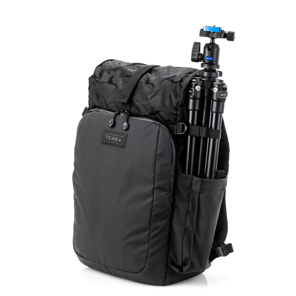 Tenba Fulton v2 14L All Weather Backpack for Mirrorless and DSLR cameras and lenses – Black/Black Camo (637-735)
