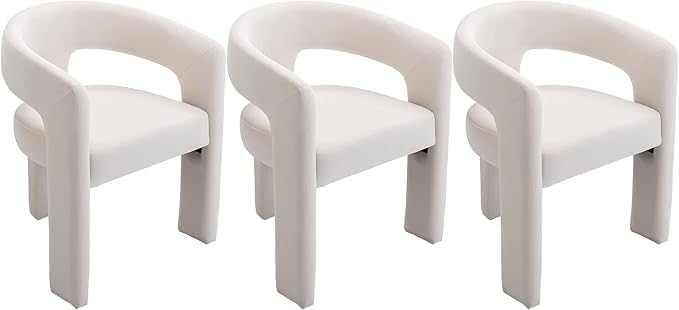 VESCASA Velvet Barrel Dining Chair