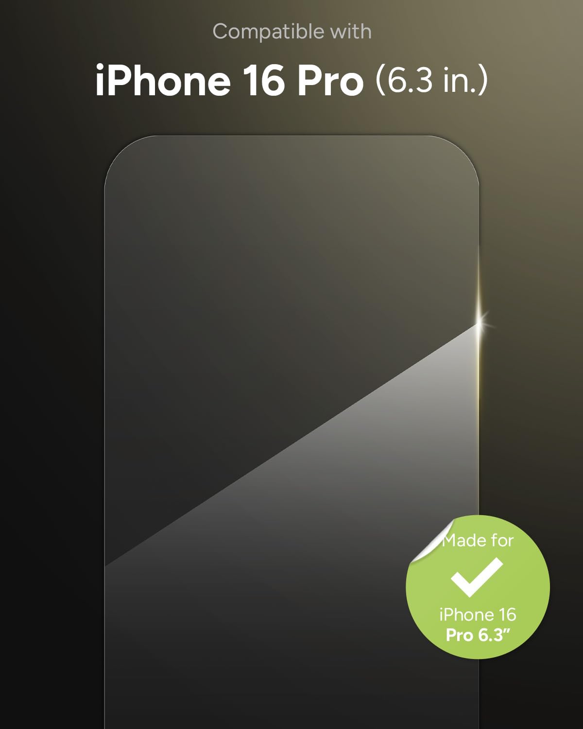 ZAGG Glass+ Screen Protector for iPhone 16e/ 14/13/ 13 Pro - 3X Shatter Protection, High Scratch Resistance, Oil-Resistant, Reinforced Edges, InvisibleShield, Easy Install