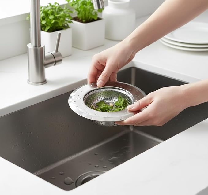 3-Pack 4.5 Inch Sink Strainers