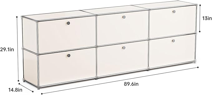 Modern Storage Cabinet White H, Home Office Cabinet, Versatile Free-Standing