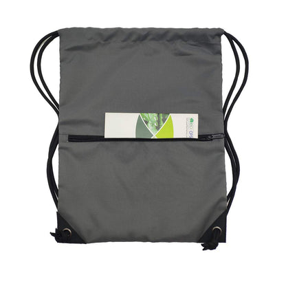 HOLYLUCK Drawstring Backpack Bag Sport Gym Sackpack (dark grey)