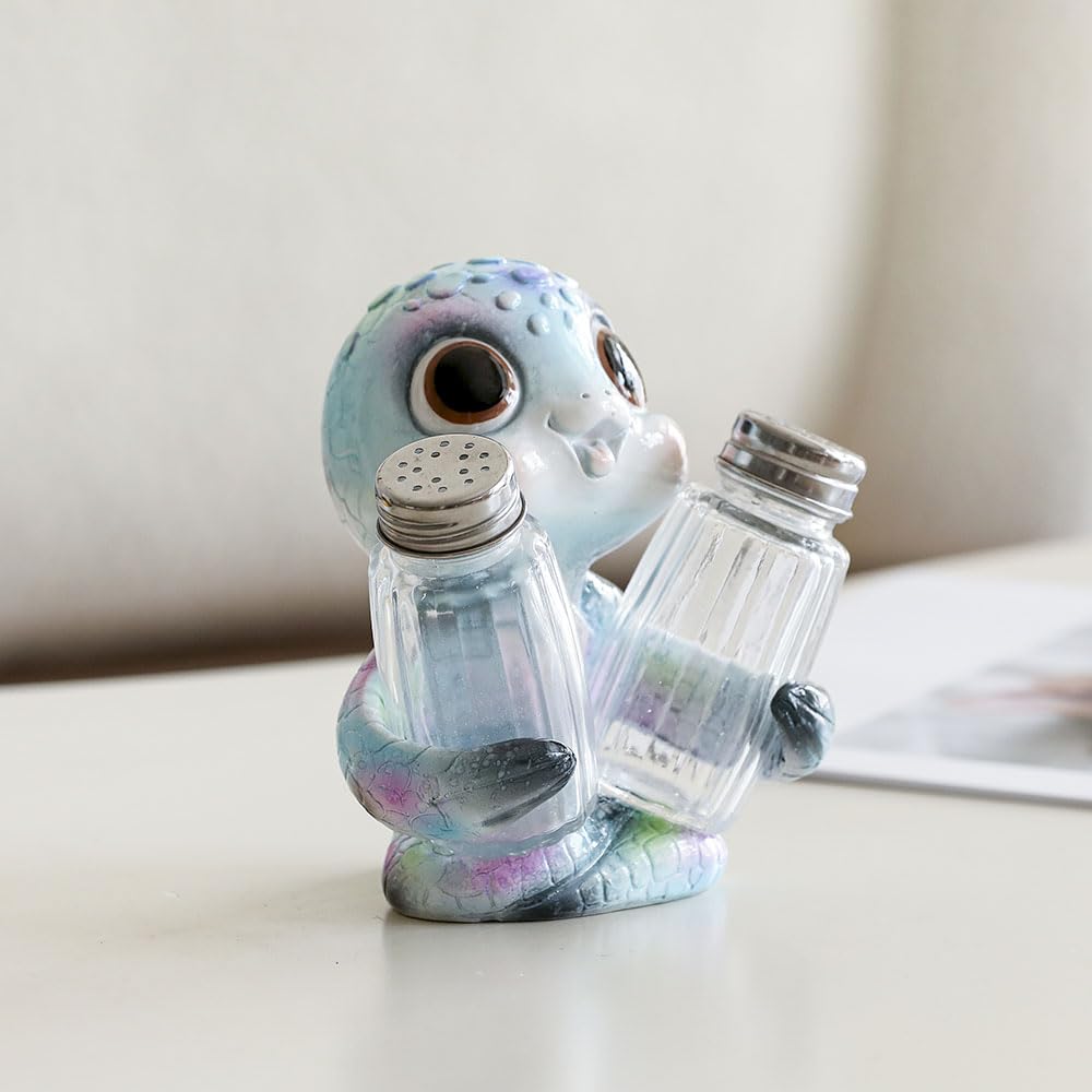 SUYNYBHF Cute Sea Turtle With Salt and Pepper Shaker Figurines Kitchen Decor Statue Suitable for Beach Bars or Coastal Kitchen Decor Table Decor By Home Gifts For Mom