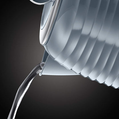 Russell Hobbs Inspire 24363-70 Kettle [1.7 L, 2400 W] Grey with High-Quality High-Gloss Structure (Quick Boil Function, Removable Limescale Filter, Water Level Indicator, Removable Lid)