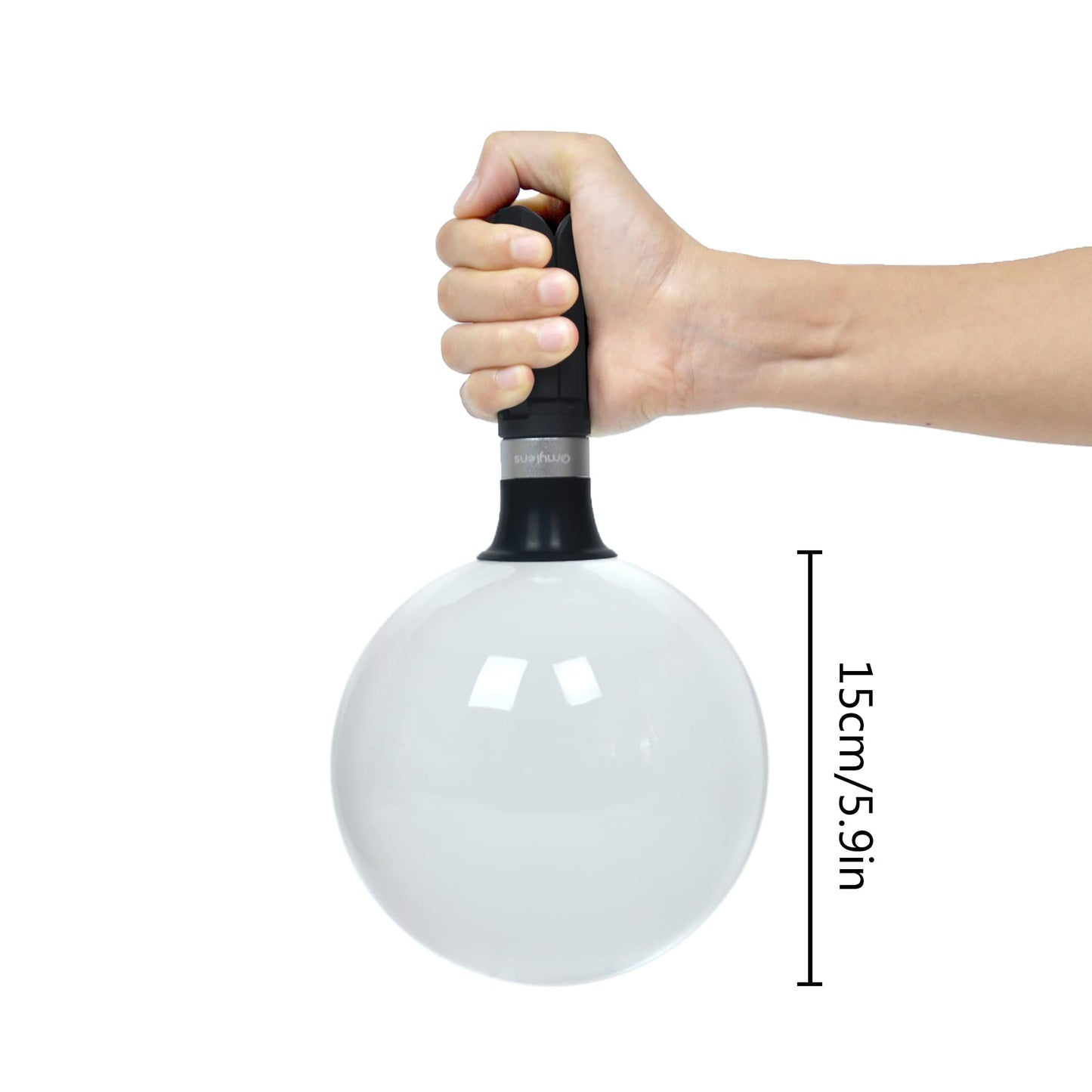 Lens Balls Stand for Photography, Supports 60mm to 150mm(6 inch) Crystal Ball, Lens Ball Holder, Suction Mount Cup+ Alumina Base (1/4"-20 General Internal Thread) + Mini Tripod