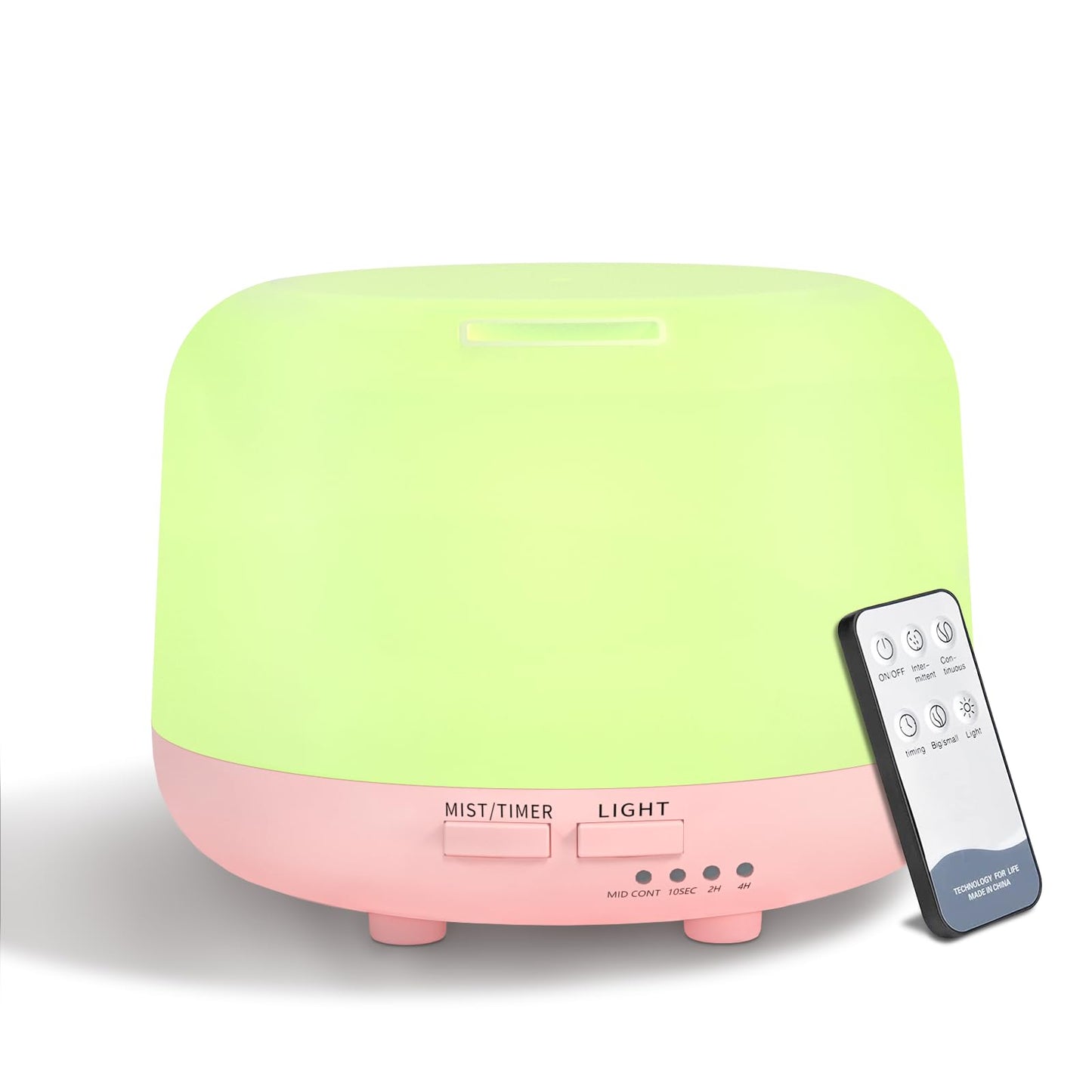 Oil Diffuser Humidifier 300ML,Electric Ultrasonic Air Aroma Diffusers Vaporizer,Scent Mist Defuser with Remote,Auto-Off,7led Color Changing Light for Large Bed Room,Home,Office