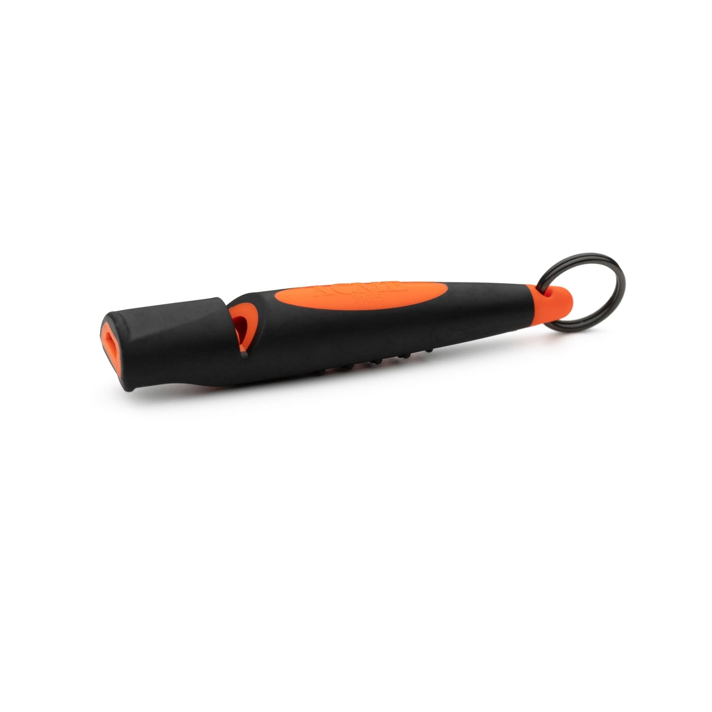 ACME Alpha 211.5 Professional Dog Training Whistle with Enhanced Ergonomic Grip. BPA-Free Plastic. 110 dBA. Long Range. Standardized Frequency. Weatherproof. Made in the UK (Black on Day Glow Orange)