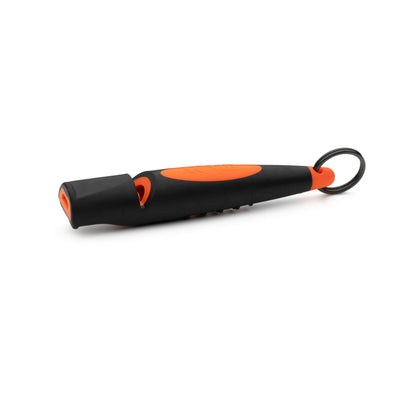 ACME Alpha 211.5 Professional Dog Training Whistle with Enhanced Ergonomic Grip. BPA-Free Plastic. 110 dBA. Long Range. Standardized Frequency. Weatherproof. Made in the UK (Black on Day Glow Orange)