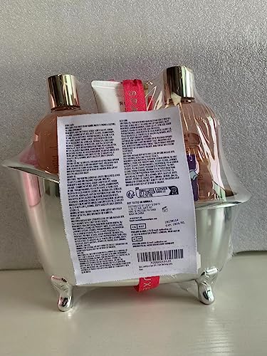 spa luxetique Gift Set For Women, Bath Sets for Women Gift, 8 Pcs Rose Spa Basket Includes Bubble Bath, Shower Gel, Body Lotion, Birthday Spa Gifts, Mother‘s Day Gifts for Mom, Christmas Gifts for Her
