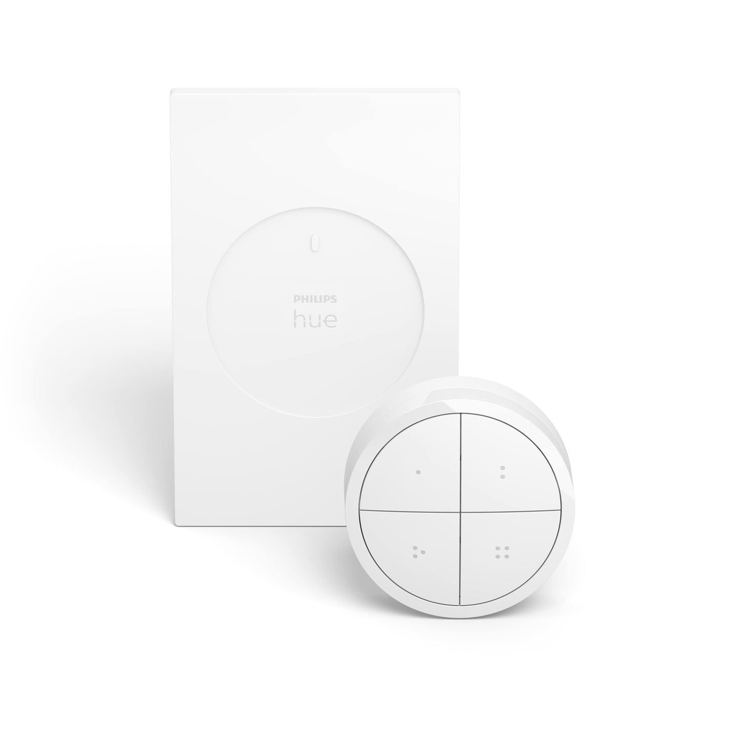 Philips Hue Wall Tap Dial Light Switch, Portable, White - 1 Pack - Requires Hue Lights and Hue Bridge - Smart Home - Easy, No-Wire Installation