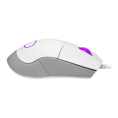 Cooler Master MM712 Wireless Gaming Mouse Black with Adjustable 19,000 DPI, 2.4GHz and Bluetooth , Ultraweave Cable, PTFE Feet, RGB Lighting and MasterPlus+ Software