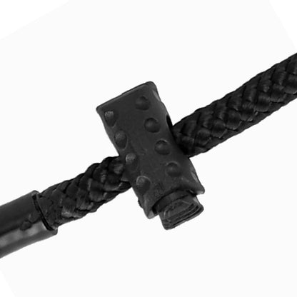 DINGO GEAR Choke Collar For Dog Training Handmade of Cord with A Limiter, Waterproof Black S04059, S
