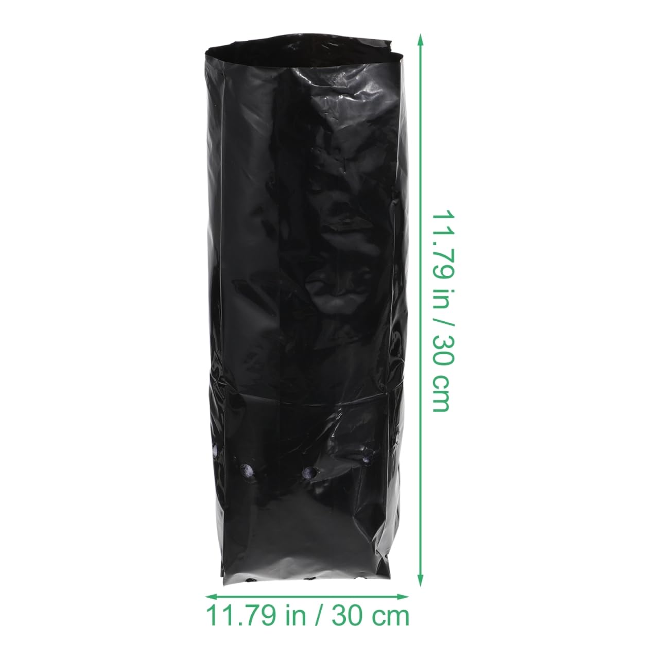 OFFSCH 100Pcs Plastic Nursery Bags Pe Planting Pouches for Water Permeability Lightweight Gardening Bags for Fruits Vegetables and Flowers
