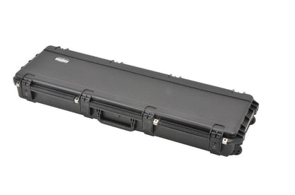 SKB Cases iSeries 3i-5014-DR Double Rifle Hard Case, Waterproof Lockable Tactical Gun Storage Box with Foam Dividers, Wheels and Carrying Handles