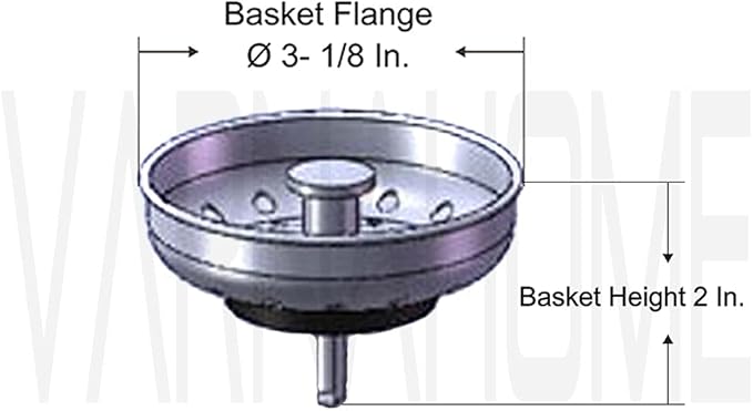 Kitchen Sink Basket Strainer Replacement