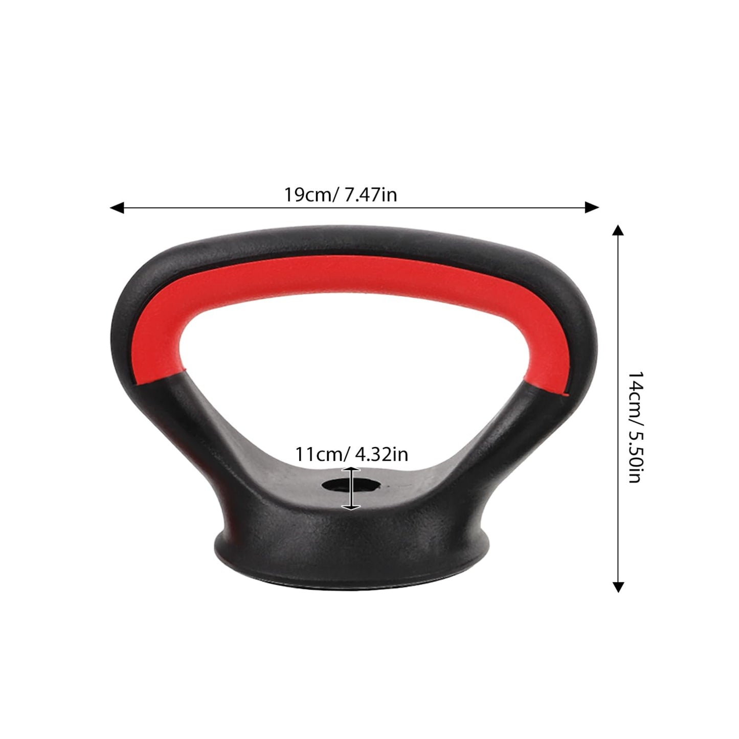 YARNOW Adjustable Kettlebell Handle with Stable Base, Kettle Bell Grip for Dumbbells, Converter for Strength Training Home Gym Weights Set, Ergonomic Gear