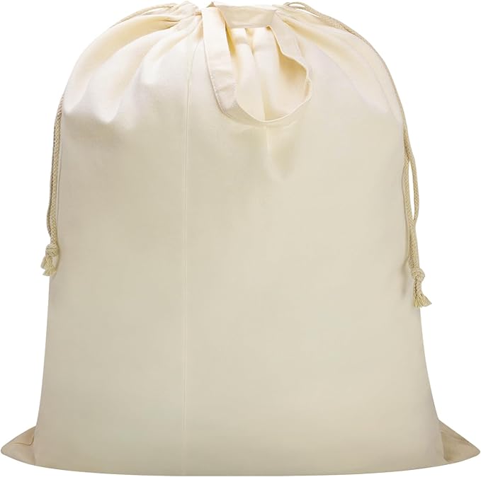 Canvas Laundry Bag 40"W x 35"H, Thick Laundry Bag