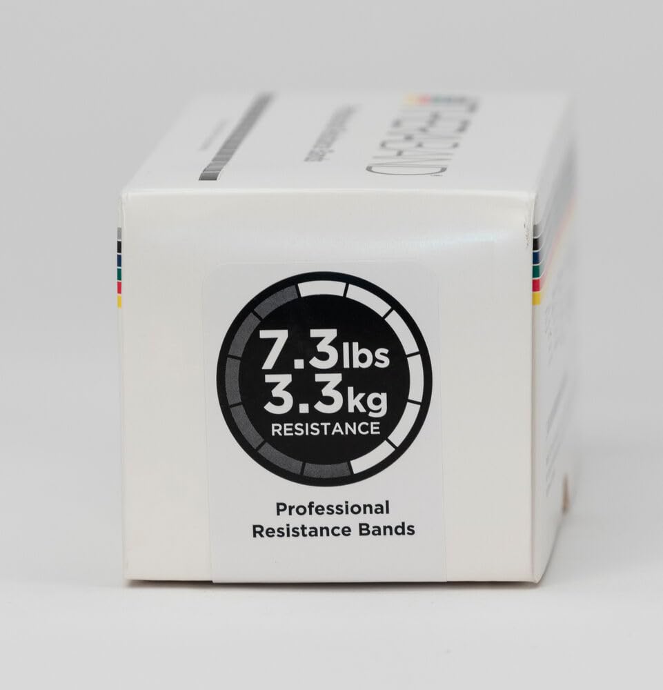 THERABAND Resistance Bands, 6 Yard Roll Professional Latex Elastic Band For Upper & Lower Body, Core Exercise, Physical Therapy, Pilates, Home Workouts, Rehab, Black, Special Heavy, Level 6