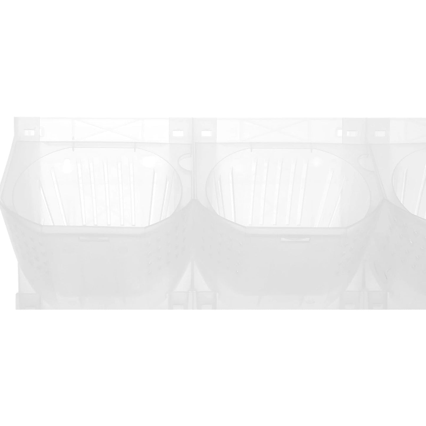 DUSNDULR 2 PCS Self-Watering Wall Planter, Wall-Mounted Vertical Garden Planter with 36 Pots for Indoor Outdoor Flowers Vegetables Herbs (White)