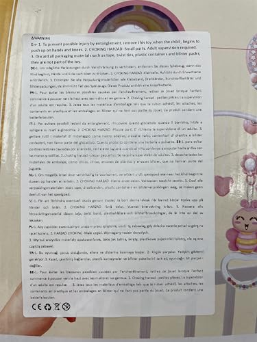 Aolkee 360° Rotating Baby Musical Cot Mobile with Lights, Hanging Rotating Rattles, Remote Control Music Box, Timing Function, Gift for Newborn Toddler